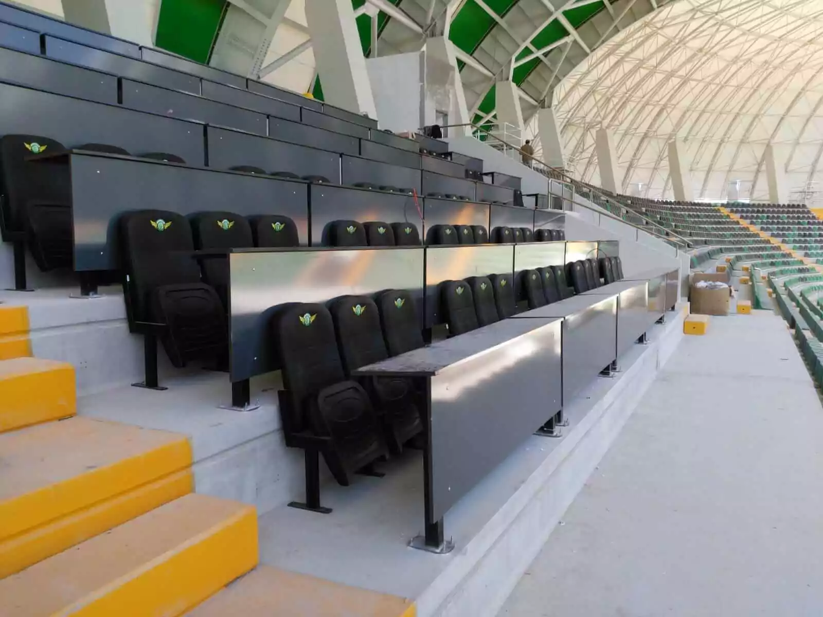 Fire-Safe Stadium Chairs in Use Project Image